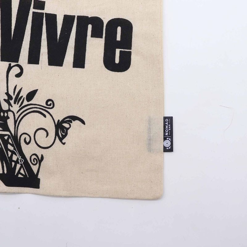 Bolso Básico Icónico - Alegría de vivir - (40x36 cm) - Algodón Natural 4 oz