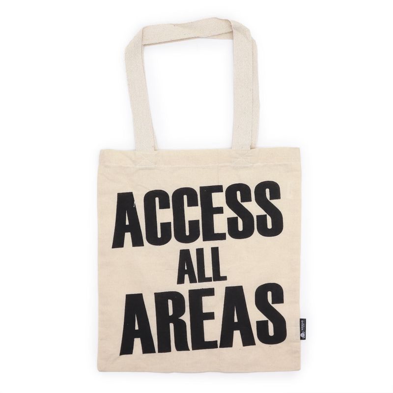Bolso Básico Icónico - ACCESO A TODAS LAS ÁREAS - (40x36cm) - Algodón Natural 4 oz