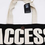 Bolso Básico Icónico - ACCESO A TODAS LAS ÁREAS  -Negro natural 10 oz (36 x 43 x 10 cm)