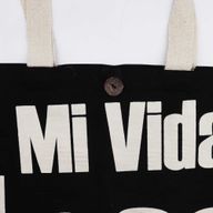 Bolso Básico Icónico - Mi Vida Loca - Negro natural 10 oz (36 x 43 x 10 cm)