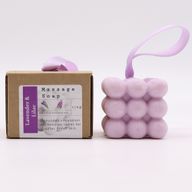 Jabon de masaje individual en caja - Lavanda y lila