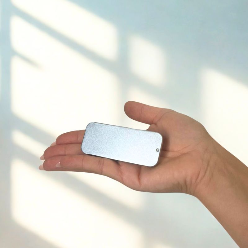 Dispensador de minilata con tapa deslizante - 20 g (7x4,2x1,5 cm)
