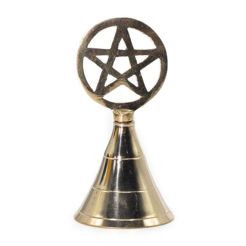 Campana de latón para altar - Pentagrama