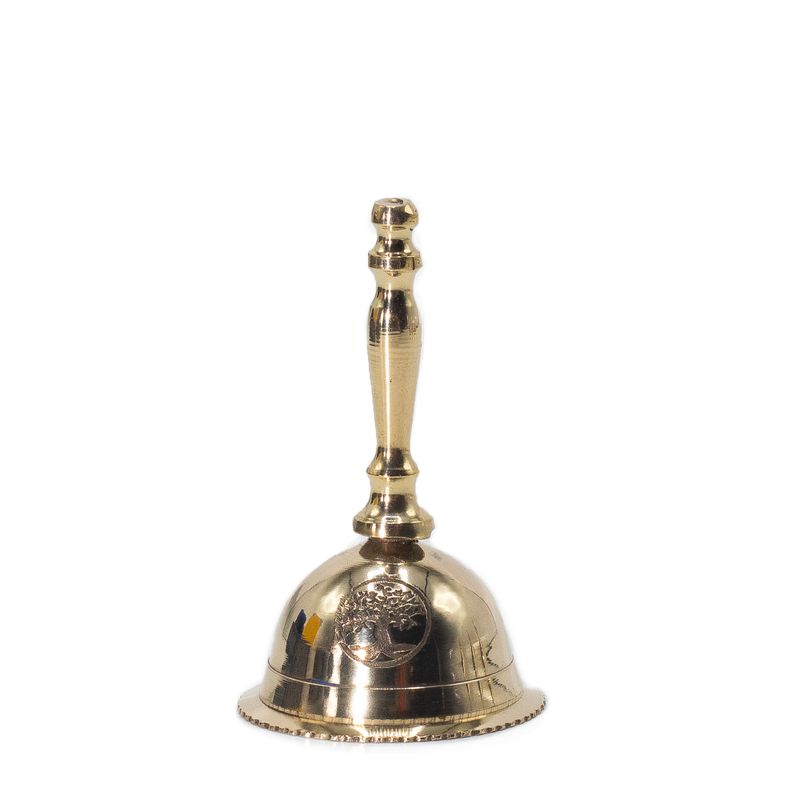 Pequeña campana de latón para altar - Árbol de la Vida