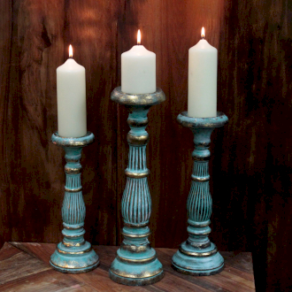 Candelabros de Madera