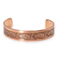 Pulseras de Cobre Macizo con Grabados de Afirmaciones (surtidas)