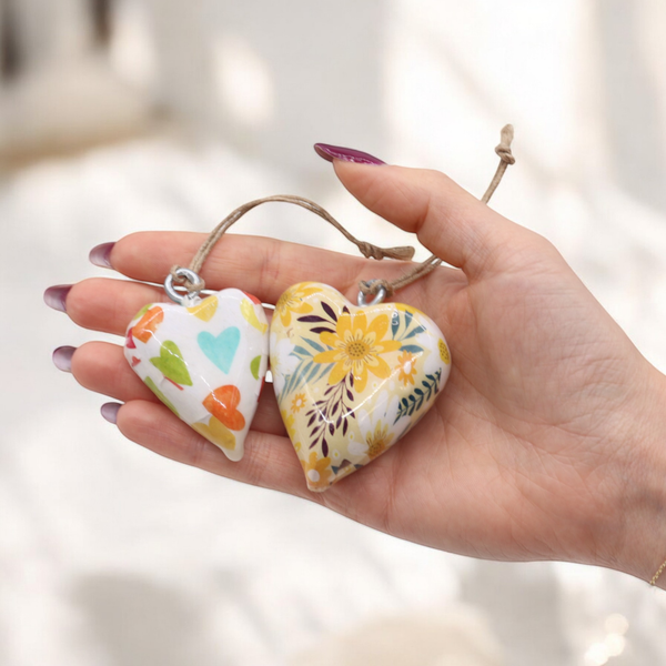 Corazones de Madera Decorativos