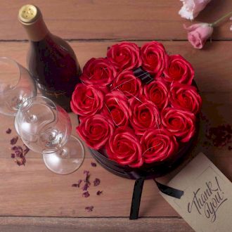Caja de Regalo Flor de Jabón