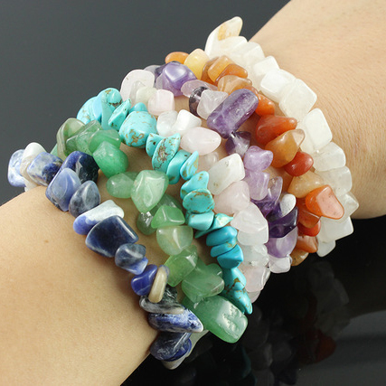Pulseras Fragmentos de Piedras Preciosas