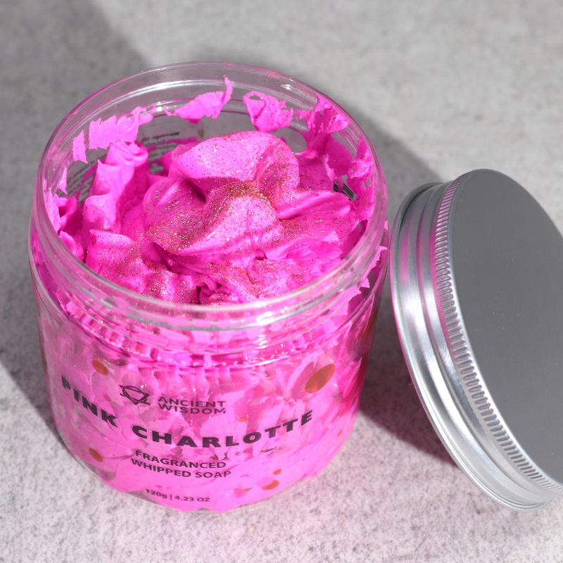 Jabón de crema batida Pink Charlotte 120g
