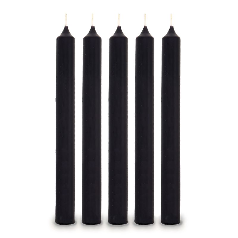 Negro Velas de la cena a Granel (100)
