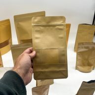 Bolsas Kraft con Ventana 10x20cm