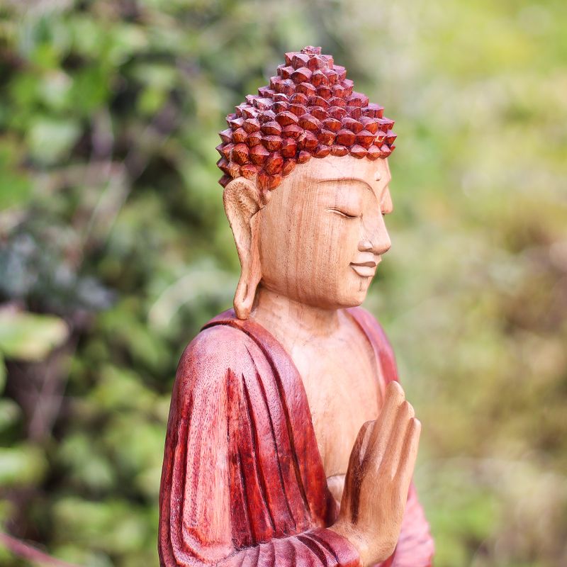Estatua de Buda Tallada a Mano- 30cmTransmisión de Enseñanza