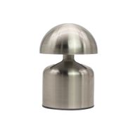 Lámpara táctil - Cúpula Champiñón Plateada - USB (C) - Recargable (400 Vatios)