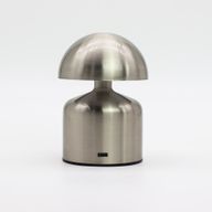 Lámpara táctil - Cúpula Champiñón Plateada - USB (C) - Recargable (400 Vatios)