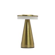 Lámpara táctil - Tallo alto de cobre - USB (C) - Recargable (400 vatios)
