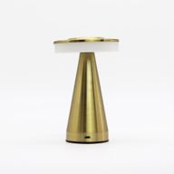 Lámpara táctil - Tallo alto de cobre - USB (C) - Recargable (400 vatios)