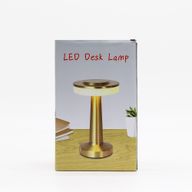 Lámpara táctil - Tallo alto de cobre - USB (C) - Recargable (400 vatios)