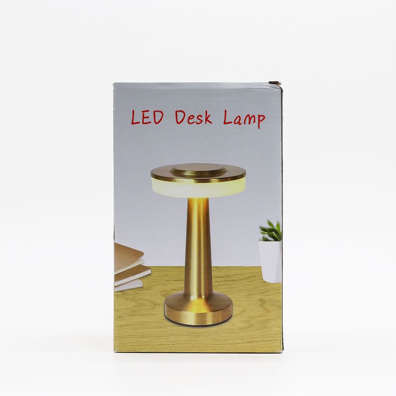 Lámpara táctil - Tallo alto de cobre - USB (C) - Recargable (400 vatios)