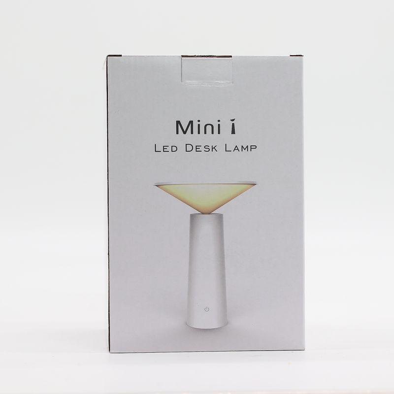 Lámpara táctil - Champiñón negro ajustable - luz con patrón USB (C) - Recargable (2000 vatios)