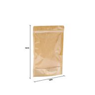 Bolsas Kraft con Ventana - 16x24cm