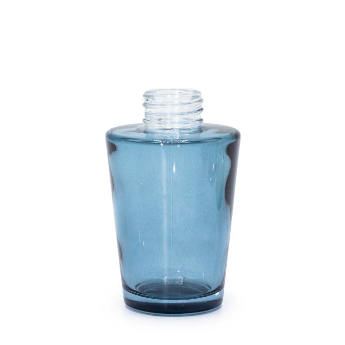 Botella de difusor de varillas en forma de jarrón de 100 ml  - Azul ahumado