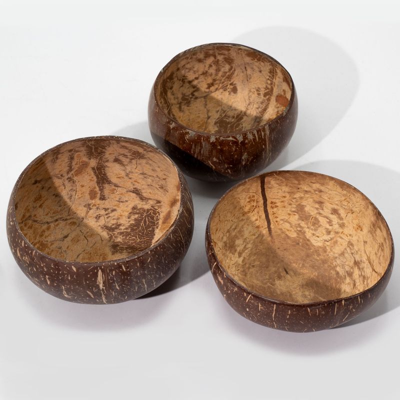 Tazón de Coco Natural Mediano