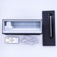 Difusor de aroma con efecto de llama y sonido de aves - USB negro - Cambio de color