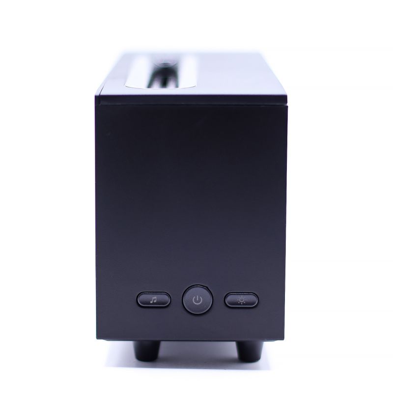 Difusor de aroma con efecto de llama y sonido de aves - USB negro - Cambio de color