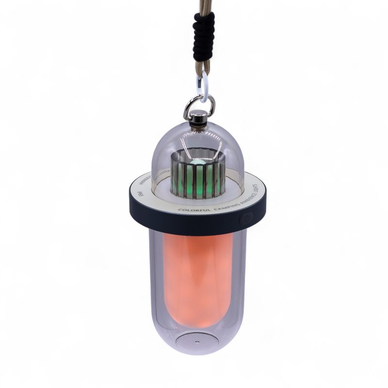 Lámpara con efecto de llama exterior - USB blanco - C recargable - Multicolor