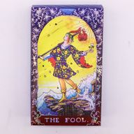 Conjunto de cartas de Tarot con foil azul - Mandala - con folleto