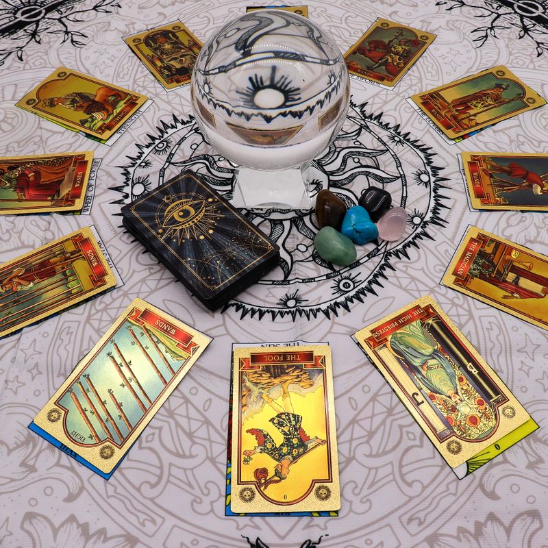 Paño para lectura del Tarot - Árbol de la Vida