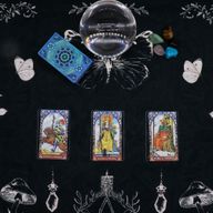 Mantel para lectura de Tarot - Bruja Antigua