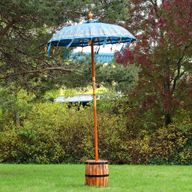 Parasol de patio Bali - Algodón - Decoración turquesa - 1.5m