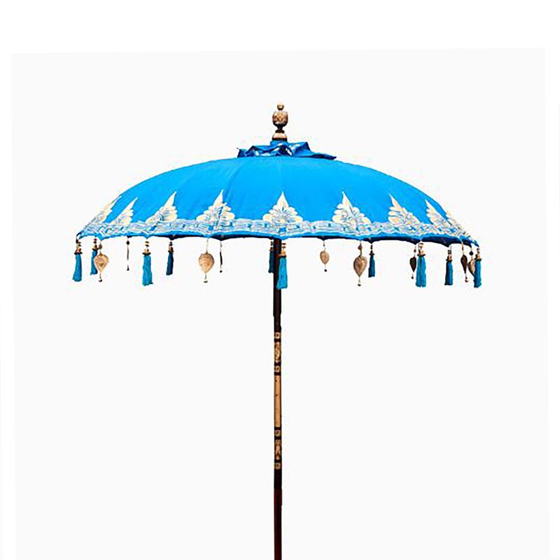 Parasol de patio Bali - Algodón - Decoración turquesa - 1.5m