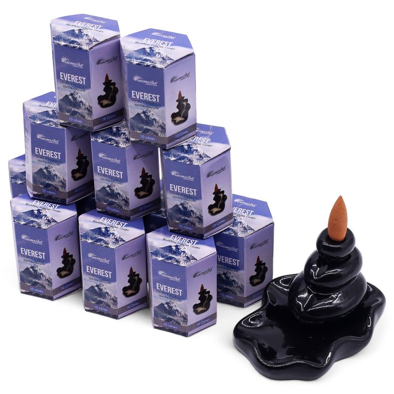 Pack de 10 Inciensos Masala Backflow - Everest