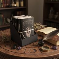 Cuadernos de rituales de brujas surtidos - Cuero (15,2 x 11,4 cm) - Vitrina