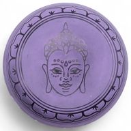 Cuenco tibetano en forma de hongo - Purple Haze (23x10,5 cm, 1,3 kg)