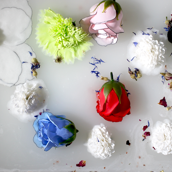Craft Soap Flowers (10pcs)