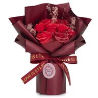 Ramo grande de rosas rojas - El amor es eterno -  Tarjeta de regalo