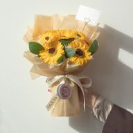 Ramo grande de girasoles - El amor es eterno - Tarjeta de regalo
