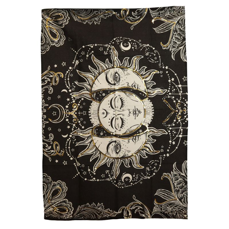 Arte de pared de algodón (70x110cm) - Diosa del Sol