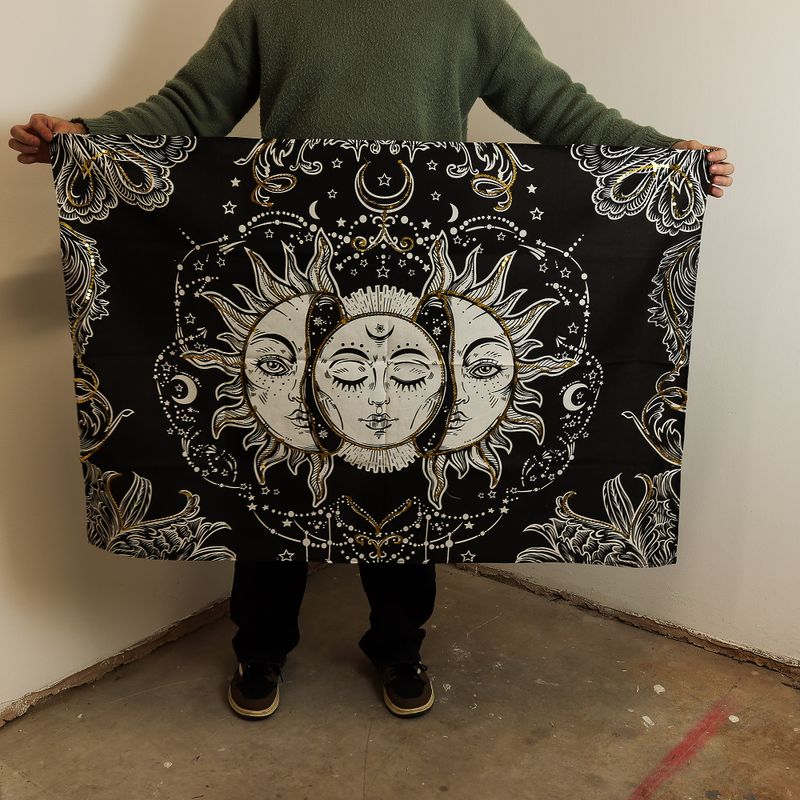 Arte de pared de algodón (70x110cm) - Diosa del Sol