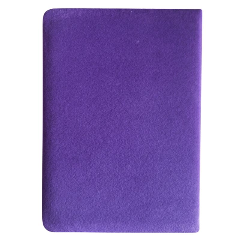 Cuaderno de terciopelo morado - 80 páginas - Crea magia