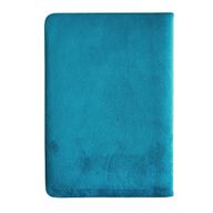 Cuaderno de terciopelo azul claro - 80 páginas - Abraza el viaje