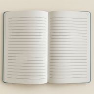 Cuaderno de terciopelo azul claro - 80 páginas - Abraza el viaje