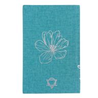 Diario de Gratitud Azul con borde plateado - 120 páginas - Estoy agradecido por