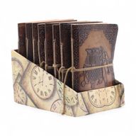 Cuadernos de cuero esotéricos variados - 15 x 11,5 cm