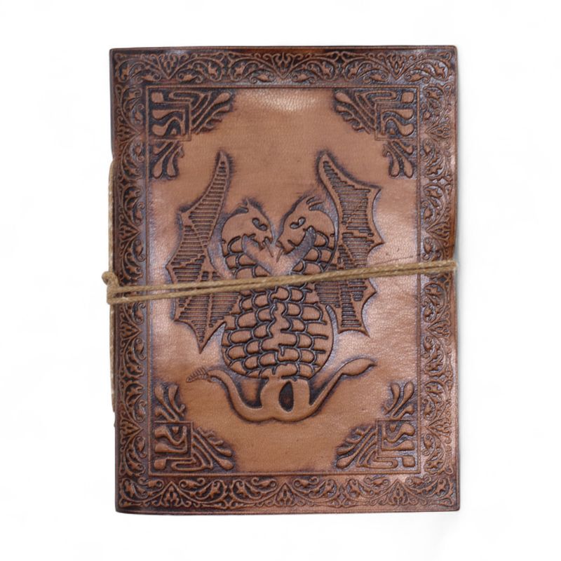 Cuadernos de cuero esotéricos variados - 15 x 11,5 cm