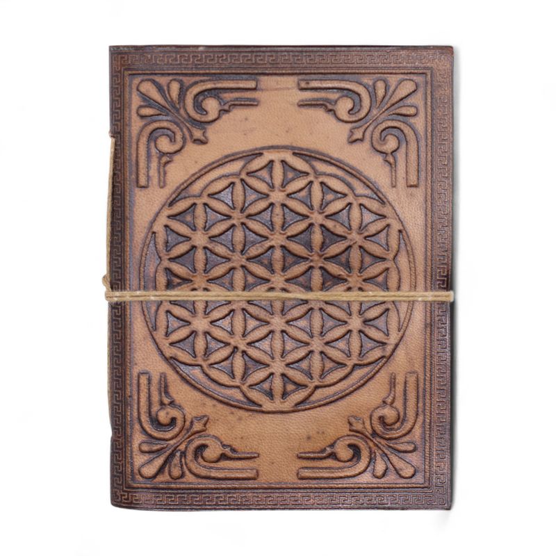 Cuadernos de cuero esotéricos variados - 15 x 11,5 cm